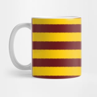 Bumble Bee Striped Brown & Yellow Mug